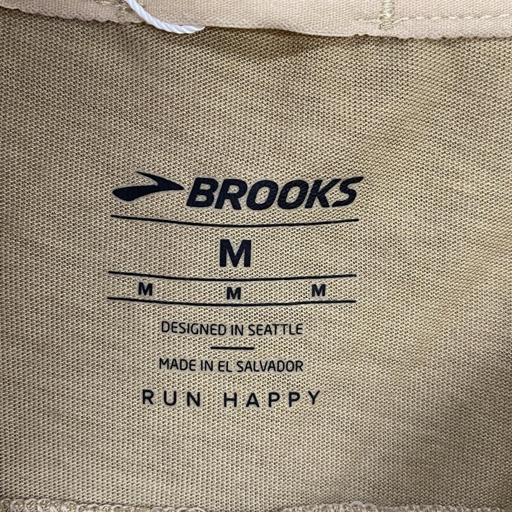 Brooks Hot Dog Tank Top Womens Medium Beige Running Buddy Funny Workout - Picture 8 of 15